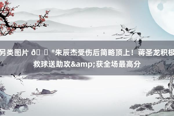 另类图片 🐮朱辰杰受伤后简略顶上！蒋圣龙积极救球送助攻&获全场最高分